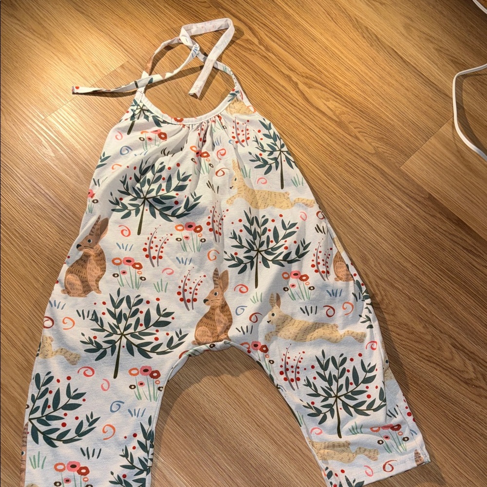 Kids Animal Print Jumpsuit